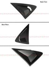 For 2025+ Toyota Camry Matte Black Quarter Panel Side Window Louver Cover