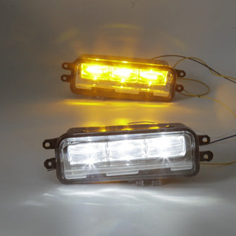 Amber+White LED Fog Lights Driving Lamps For 2022-2024 Toyota Tundra / Tacoma 2023-2025