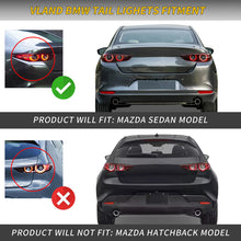 LED Tail Lights For Mazda 3 Axela Sedan 2019-2021 Red Lens