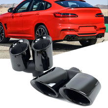 Exhaust Tips Black for BMW X3 G01 X4 G02 M-Sport 2018-2021