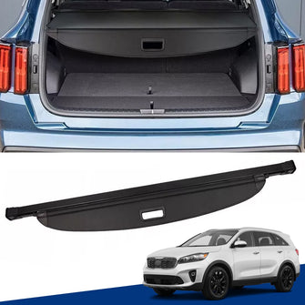 Retractable Rear Cargo Cover For Kia Sorento 2016–2020 Security Shield