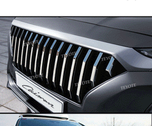 Front Bumper Upper Grille w/ Camera Hole fit for 2019 2020 Hyundai Santa Fe