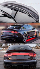 FOR 2008-2012 AUDI A4 B8 PSM STYLE HIGHKICK DUCKBILL CARBON FIBER TRUNK SPOILER WING