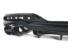 Gloss Black Rear Diffuser w/ Exhaust Tips For 2021–2024 Audi A4 B9.5