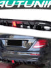 Carbon Look Rear Diffuser w/ LED Light for Mercedes E W213 Sedan Wagon E300 E400 E550 AMG 2017-2020 di127