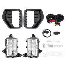 LED Fog Lights For 2019-2021 GMC Sierra 1500 Pair Fog Lamps W/ Bezels