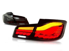 Red/Smoke OLED Sequential Tail Lights For BMW F10 F18 2011-2016