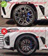 For 2020-2023 BMW F95 X5M Full Carbon Fiber Side Fender Vent Trim Overlay Garnish