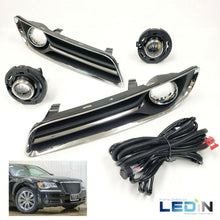 Clear Lens Driving Fog Lights Kit For 2011-2014 Chrysler 300 w/Bezel Bulbs Wires