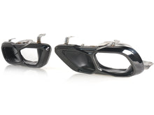 Pair Exhaust Tips Gloss Black for BMW X5 G05 X6 G06 X7 G07 M Sport 2019-2026
