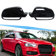 With Lane Assist for 2013-2016 AUDI A4 S4 RS4 A5 8T S5 B8.5 Gloss Black Mirror Caps Cover