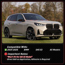 For 2025-2026 BMW X3 G45  VS Style Gloss Black High Kick Rear Mid Wing Lid Spoiler