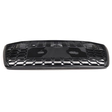 RS6 Style Front Bumper Grille Honeycomb Gloss Black For Audi A6 S6 C8 2019-2022