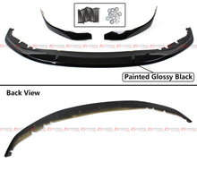 For 2017-2020 BMW G30 530i 540i M550i M Sport Bumper Glossy Black Front Lip Splitter Kit