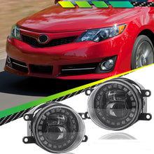 Pair Black LED Fog Lamp for For Toyota Camry 07-14 Yaris Lexus RAV4