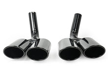 Black Rear Muffler Exhaust Tip Fits Mercedes G-Wagon G350 G63 AMG W463 1990-2018