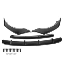 Front Bumper Lip Body Kit Spoiler Gloss Black For BMW X3 X4 M-Sport 2018-2021