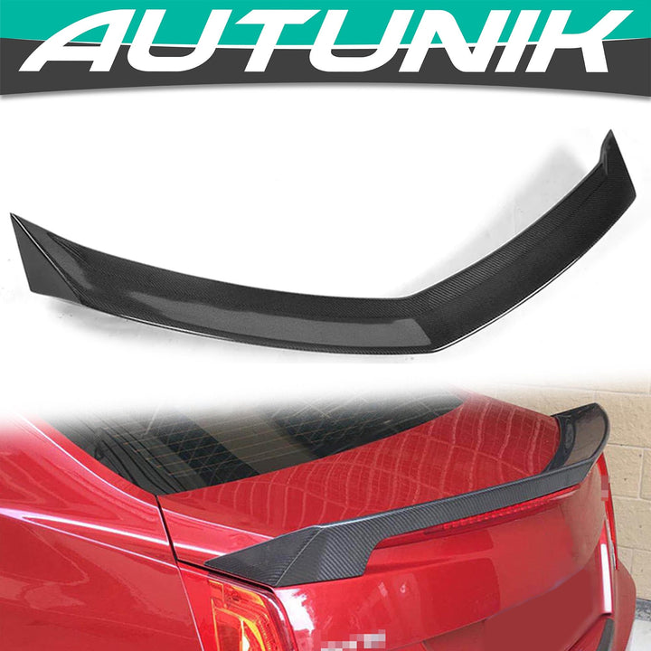 thumbnail image 2 of V Style Highkick Glossy Black Trunk Wing Spoiler – For Cadillac ATS Sedan 2013-2018 – ABS Plastic, Painted, 126cm Length, UPC 796237662462 2 of 3
