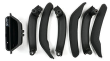 7pcs Interior Inner Door Handle Panel Cover Trim Leather For BMW X4 F26 X3 F25 2011-2017