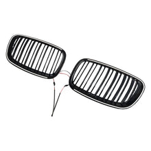 For 2007-2013 BMW X5 E70 X6 E71 Front LED Grille Bumper Grill Radiator Gloss Black