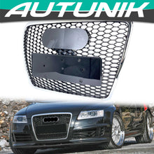 RS6 Style Honeycomb Front Grille Chrome for Audi A6 C6 2005-2011