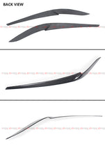 For 2018-2024 BMW G05 X5 F95 X5M Carbon Fiber Headlight Lamp Eye Lid Cover Eyebrow