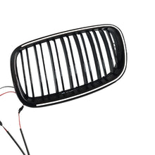 For 2007-2013 BMW X5 E70 X6 E71 Front LED Grille Bumper Grill Radiator Gloss Black
