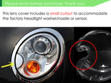 Pair Headlight Headlamp Lens Covers Clear for BMW Mini Cooper R56 Hatchback 2009-2013