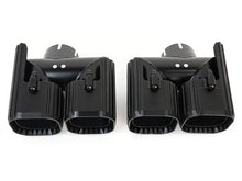 Pair Black Exhaust Muffler Tips for 2020-2026 Land Rover Defender L663 90/110/130 3.0L/2.0L