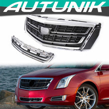 Chrome Front Upper & Lower Grill Replace For 2013-2017 Cadillac XTS fg200