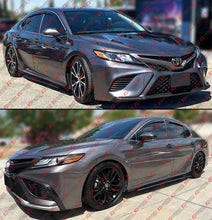 For 2018-2024 Toyota Camry CTM Predawn Gray Mica Black 2-Toned Side Skirt Extension