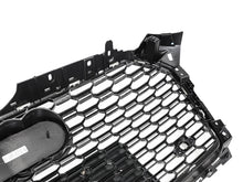 RS5 Style Honeycomb Front Mesh Grille Chrome for Audi A5 S5 B9 2017 2018 2019