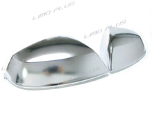 Chrome Mirror Cover Caps Replace For AUDI Q5 SQ5 Q7 SQ7 2018-2025 WITHOUT blind spot assist light
