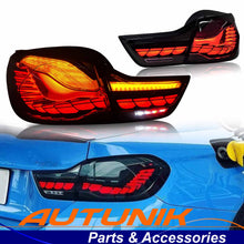 GTS Style OLED LED Tail Lights For BMW 4 Series F32 F33 F36 M4 2014-2020 Smoked