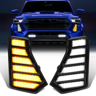 Front Fog Light DRL LED Daytime Running Lamps for Toyota Tacoma 2024 2025