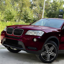 Front Bumper Grill Bumper Grille With LED Light For BMW X3 F25 2011-2013 Double Line
