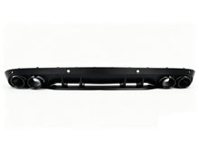 C43 Style Rear Diffuser Lip W/ Black Tips For Mercedes Benz C-Class W205 C200 C250 C300 Non AMG 2015-2021