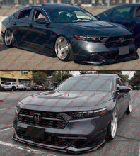 For 2023-2025 Honda Accord Yofer Black Front Mesh Grill Grille - Meteorite Gray Trim