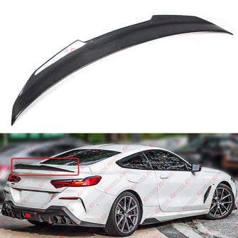 Carbon Fiber Rear Trunk Spoiler Wing For 2019-2025 BMW 8-Series G15 840i m850i M8 F92 Coupe