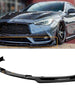 3PC Glossy Black Front Bumper Lip Spoiler Splitter For Infiniti Q60 2017-2022