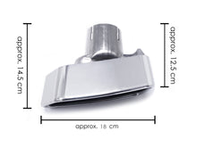 Black/Chrome Exhaust Tips For BMW F10 F11 550i 550d M Sport 2010-2016