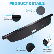 Retractable Rear Cargo Cover For Chevrolet Equinox EV 2024–2025 Trunk Shade