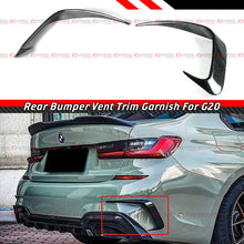 For 2019-2022 BMW 330i M340i M Sport Carbon Fiber Rear Bumper Side Vent Trim Canard