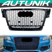 Honeycomb Front Mesh Grill for AUDI A4 B8 S4 2009-2012