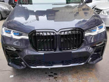 Glossy Black Front Kidney Grille Single Slat for BMW X7 G07 2019-2022