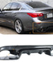 Carbon Fiber Rear Bumper Diffuser Kits For 2014-2017 Infiniti Q50