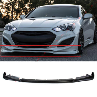 For 2013-2016 Hyundai Genesis Coupe Black Front Bumper Lip Splitter Unpainted