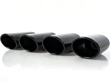 8pcs Quad Exhaust Tips Black For Mercedes G-Class W463 W464 G500 G550 G63 G65 2002-2024