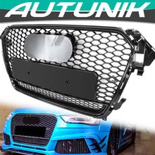 Honeycomb Front Grill Black For AUDI A4 B8.5 S4 2013-2015 2016