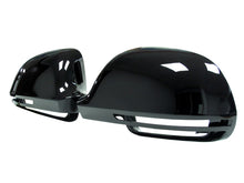 Gloss Black Mirror Cover Caps for Audi A3 8P A4 B8 A5 A6 C6 Q3 (No Side Assist)